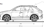 Габаритные размеры Volkswagen T-Roc