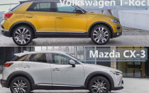 Сравнение 2018 Volkswagen T-Roc vs 2017 Mazda CX-3