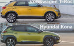 Сравнение 2018 Volkswagen T-Roc vs 2018 Hyundai Kona