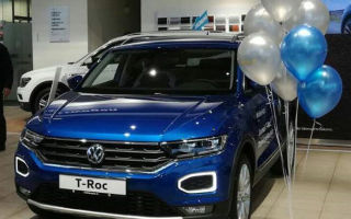 Продажа Volkswagen T-Roc в Европе