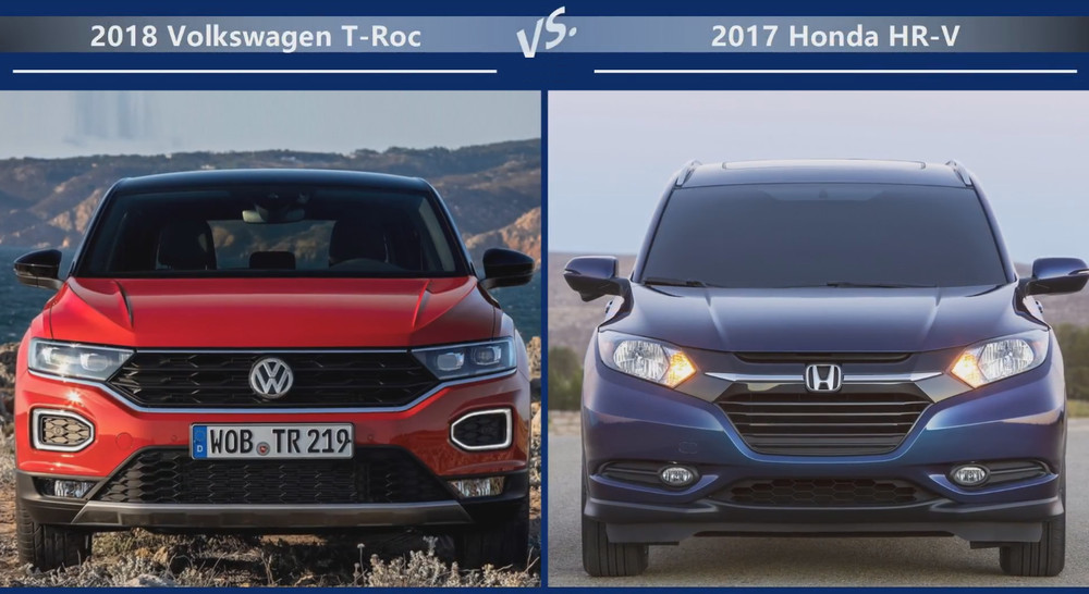 Volkswagen T-Roc vs Honda HR-V Цены